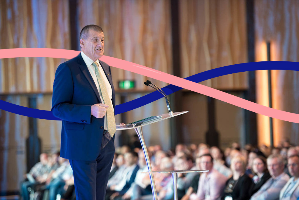 Jeff Kennett speaking at AFG Broker Conference