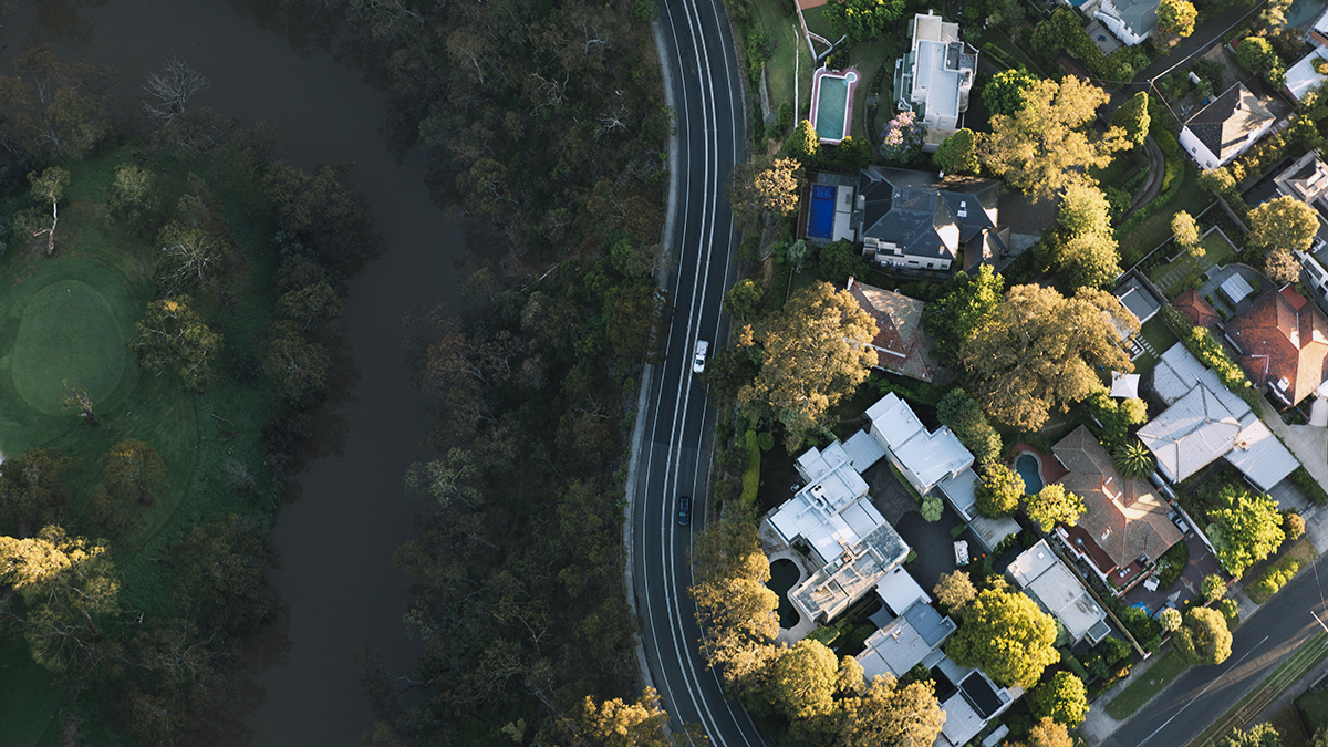 Melbourne aerial photography